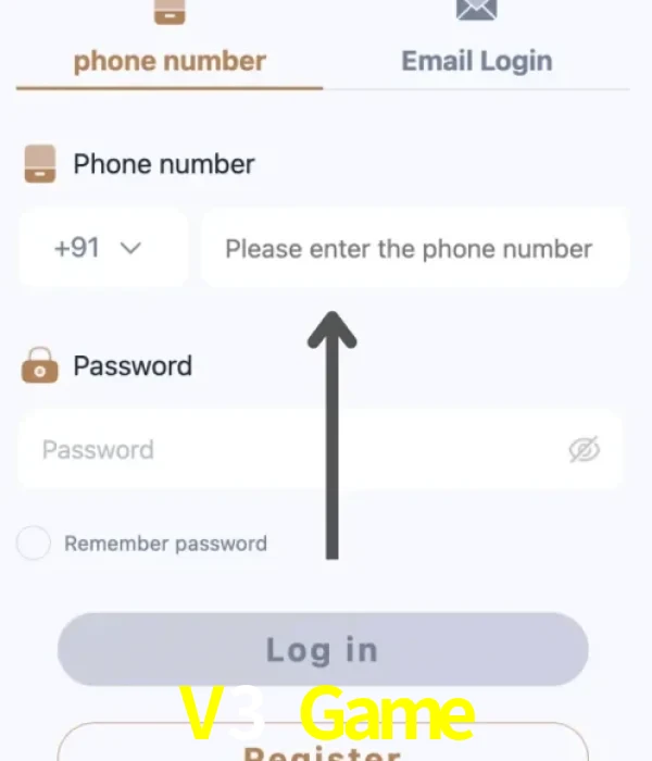 V3 Game login